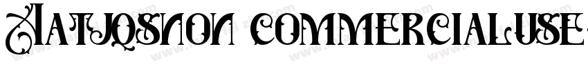 Aatjqsnon commercialuse字体转换
